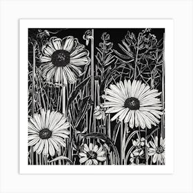 Daisies Art Print