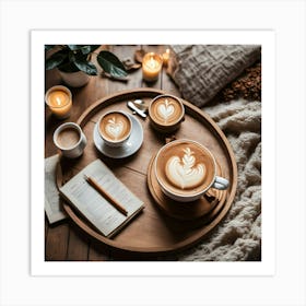 Coffee Latte Art 28 Art Print