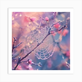 Spider Web Art Print