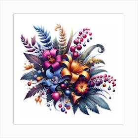 Floral Arrangement Art Print