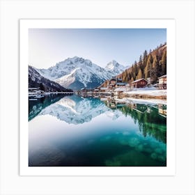 Alpine Lake Art Print