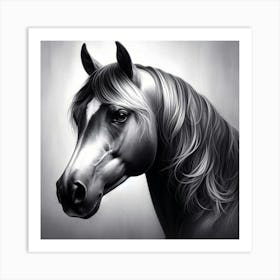 Creative Horse Beauty Illustration Nr 156 Art Print