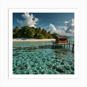 Maldives Art Print