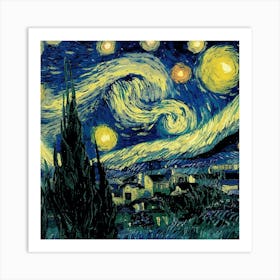 Starry Night 1 Art Print