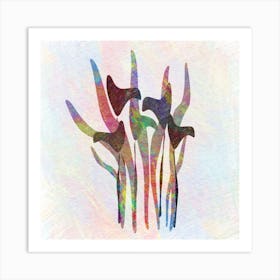 Calla Lilies Collage Art Print