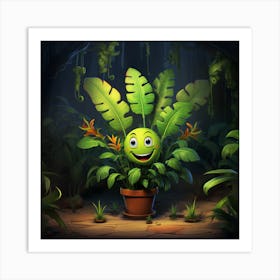 Happy Jungle Art Print