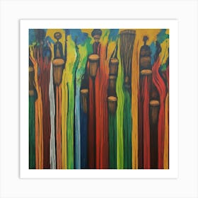 African Drums Art Print