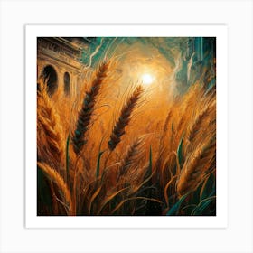 Wheat Field 11 Art Print