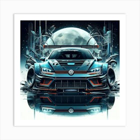 Vw Golf Gti Art Print