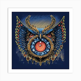 Eye Of The Owl Art Print