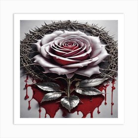 Rose Of Thorns Art Print