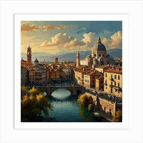 Italy Cityscape Art Print