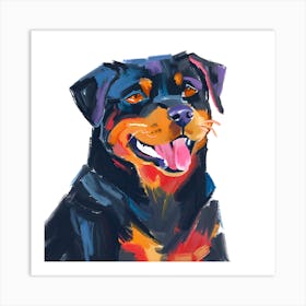 Rottweiler 02 Art Print