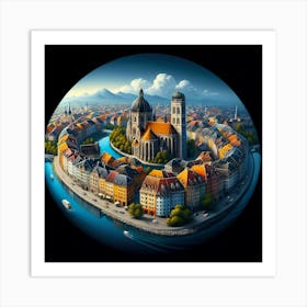 Cityscape 12 Art Print