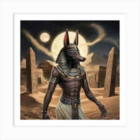 Egyptian pharaoh 1 Art Print