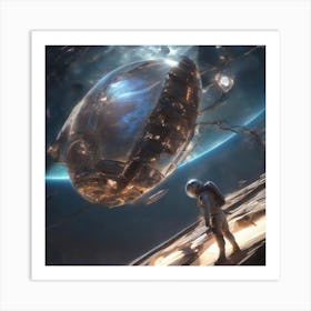 Space life Art Print