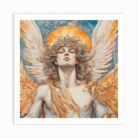 Angelic beauty Art Print