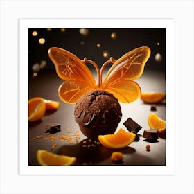 Chocolate Butterfly Art Print