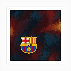 FC Barcelona Logo Wall Art 16 Art Print