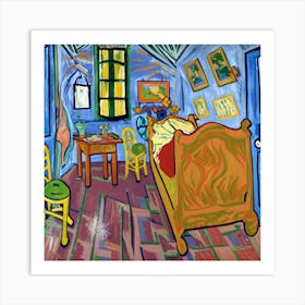 Bedroom By Vincent Van Gogh Art Print