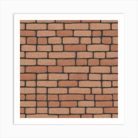 Brick Wall 30 Art Print