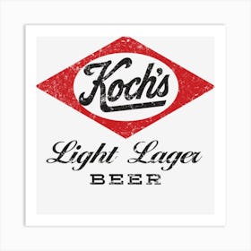 Koch S Light Lager Art Print