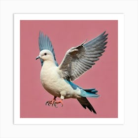 Dove In Flight Art Print