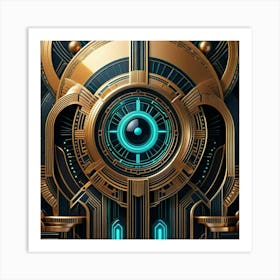 Futuristic Art Art Print