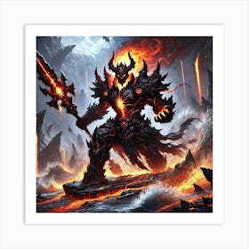 Lord Abyssion Abyssal Might Art Print