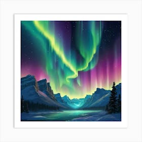 Aurora Borealis 2 Art Print