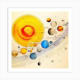 Planets - Solar System 4 Art Print