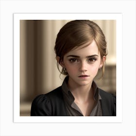 Emma Watson Celestial Splendor Art Print