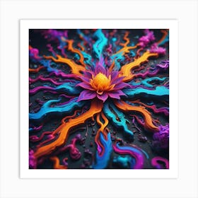 Lotus Flower Art Print