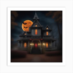 Haunted House 5 Art Print