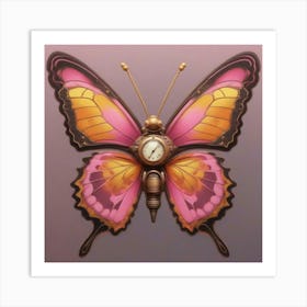 Steampunk Butterfly Art Print