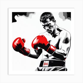 Boxer Painting Art Print