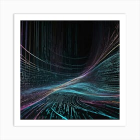 Abstract Digital Background Art Print