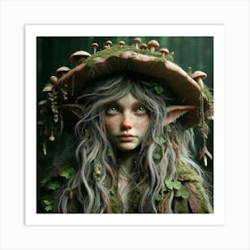 Elven Girl 2 Art Print