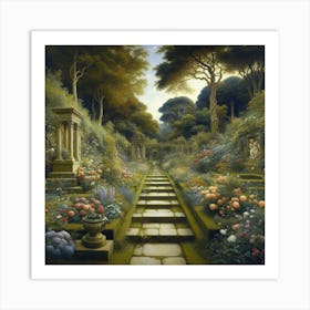 Garden Path 18 Art Print