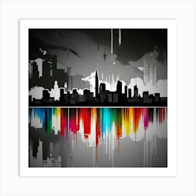 New York City Skyline 79 Art Print