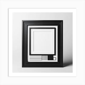 Black And White Print Art Print