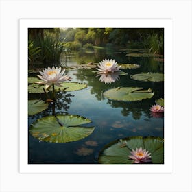 Water Lilies 8 Art Print