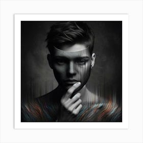 Portrait Of A Man 1 Art Print