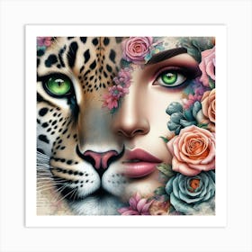 A captivating blend Art Print