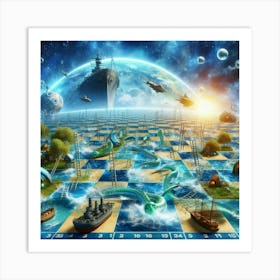 Games #8 by Cam Views Art Print