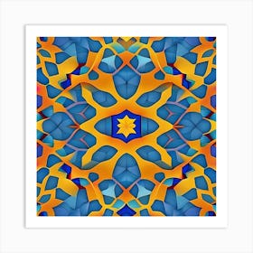 Abstract Psychedelic Pattern Art Print