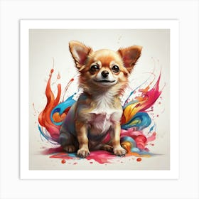 Chihuahua Painting Art Print