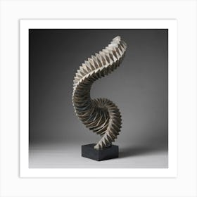 Spiral Sculpture 17 Art Print