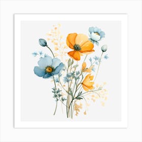 Bouquet Of Flowers 5 Art Print