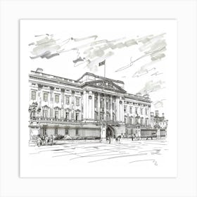 Buckingham Palace 6 Art Print